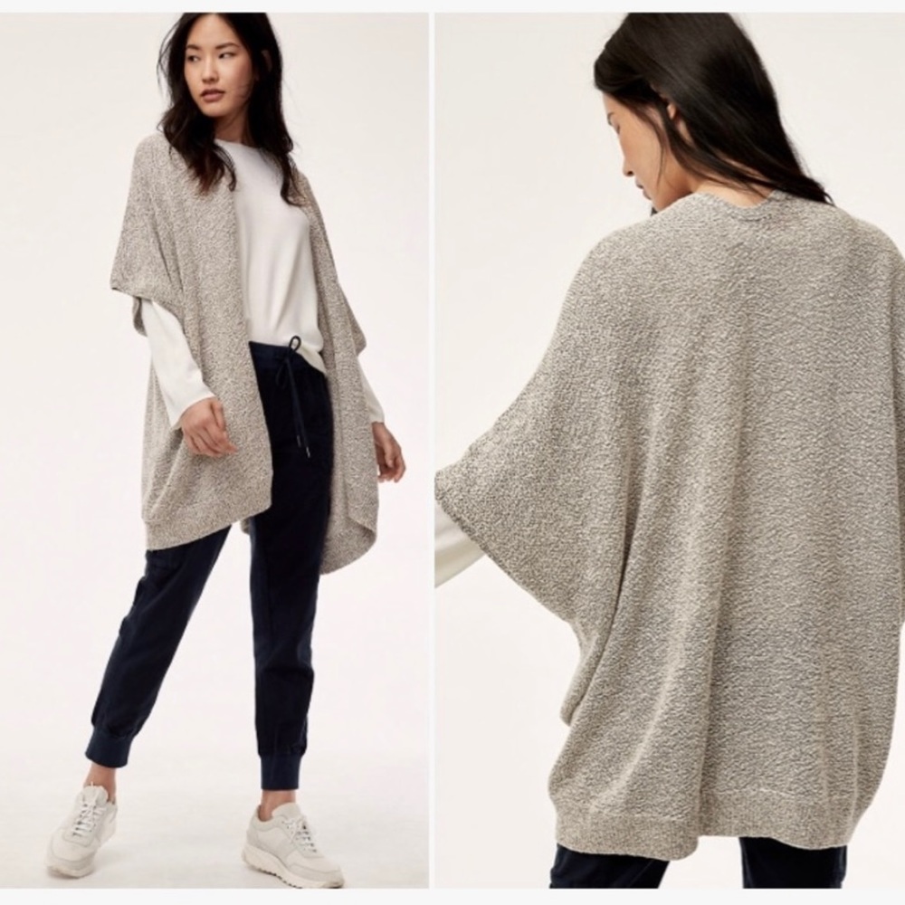 Aritzia Community Ionic Cape (Oversized Knit Cardigan)